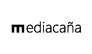 Logotipo de la empresa constructora de naves industriales Mediacaña