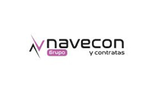 Logotipo de la empresa constructora de naves industriales NaveCon